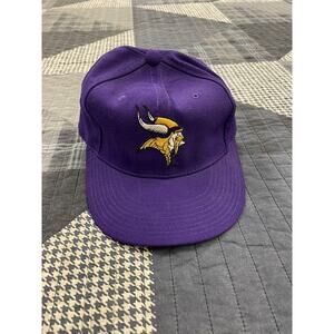 Vintage 90s New Era‎ Wool Pro Model Minnesota Vikings Hat Size 6 3/4 NFL